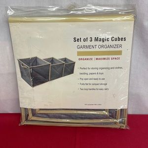 Set of 3 Magic Cubes Garment Organizer